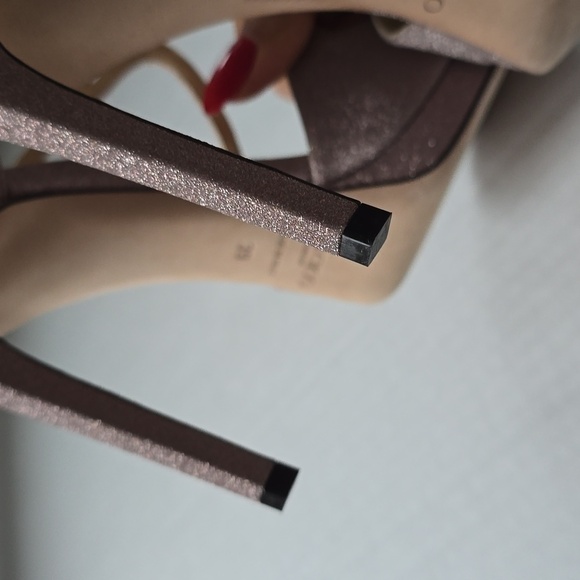 Jimmy Choo Women's Lance 100 Strappy High-Heel Platform Sandals Pink sz 39 - Picture 15 of 16